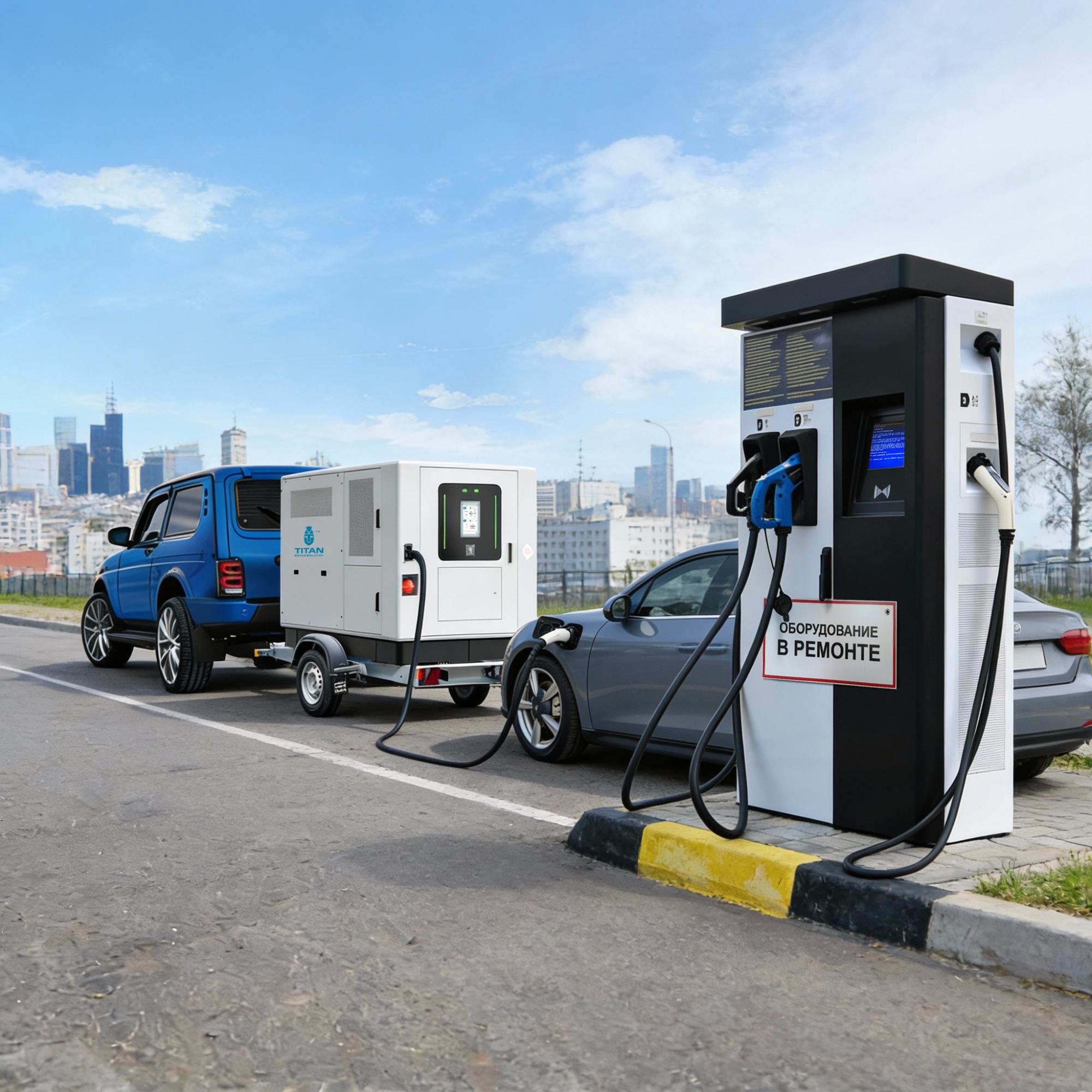 MobiCharge для зарядки электромобилей