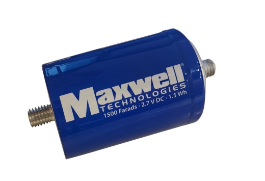 Ионистор Maxwell 1500Ф 2.7В, терминалы: резьба, серия BCAP1500 P270 К04. Артикул: 02190
